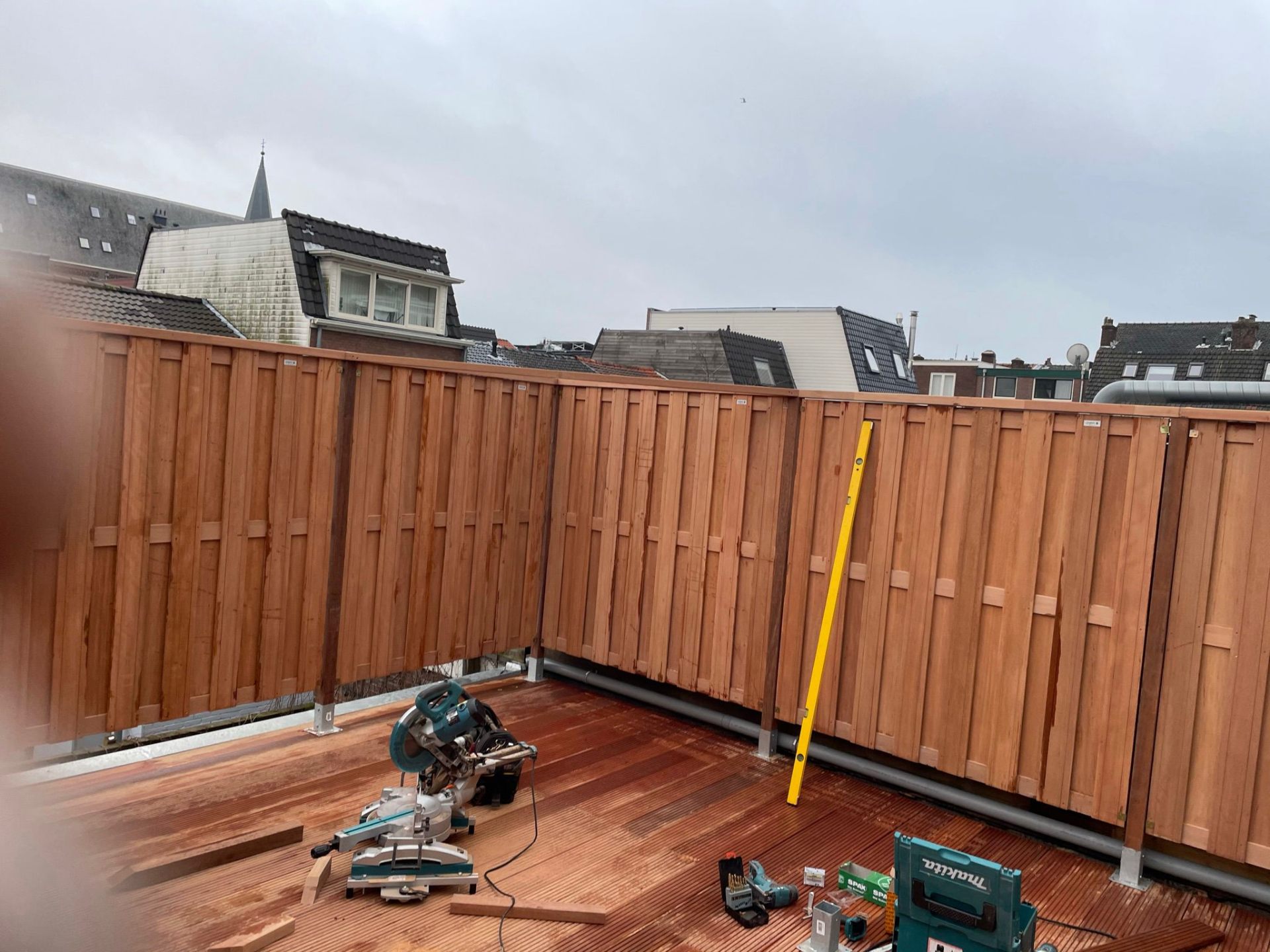 Privacyscherm dakterras